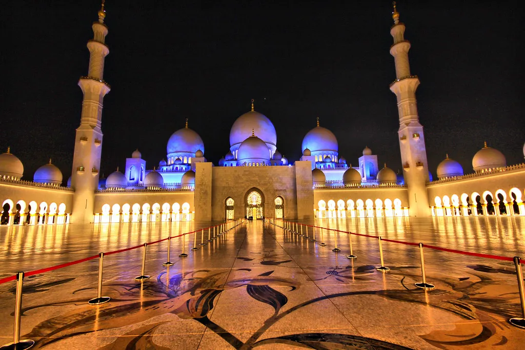 Sheikh Zayed Grand Mosque in United Arab Emirates