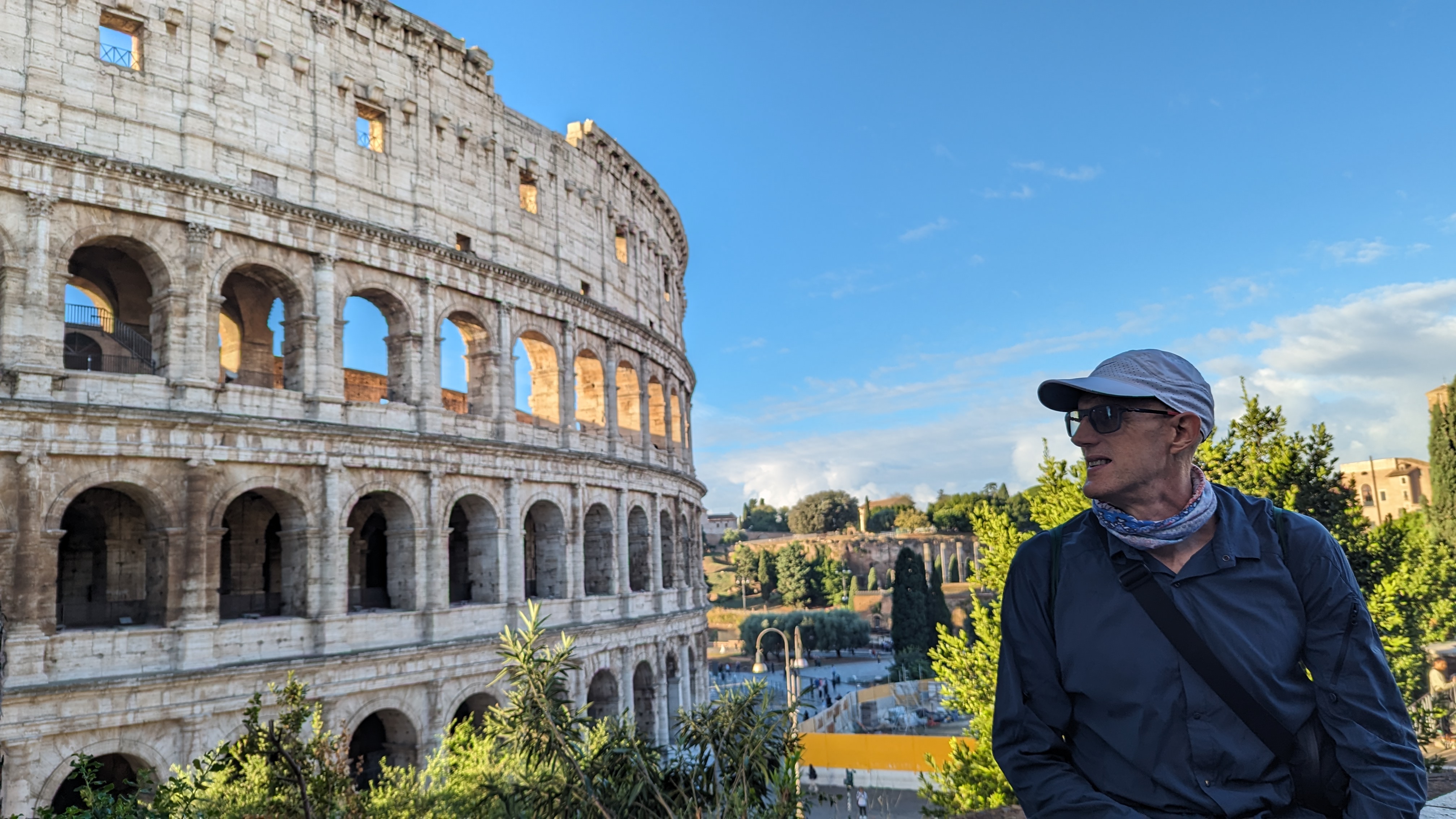 Ancient Roman architecture and stonework in Rome
